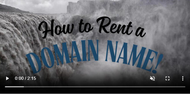 How to Rent a Domain Name